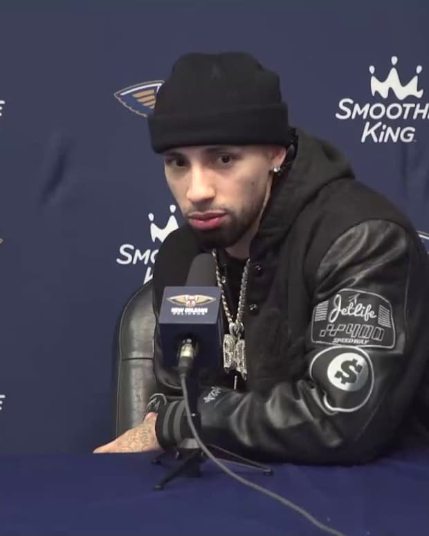Jose Alvarado Postgame Interview - Lakers